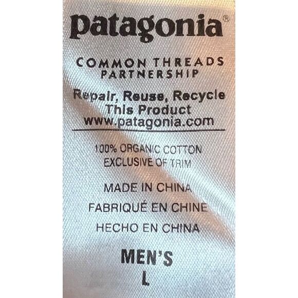 Patagonia Men's Long-Sleeved Bluffside Shirt Blue Button Down Size Large - Picture 12 of 14